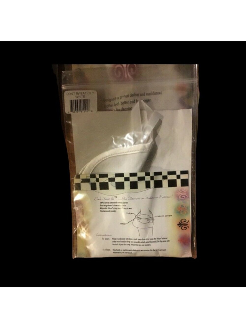Washable Dress Shields for Underarm Sweat & Stains - Absorbent & Non-Slip New - Picture 2 of 3